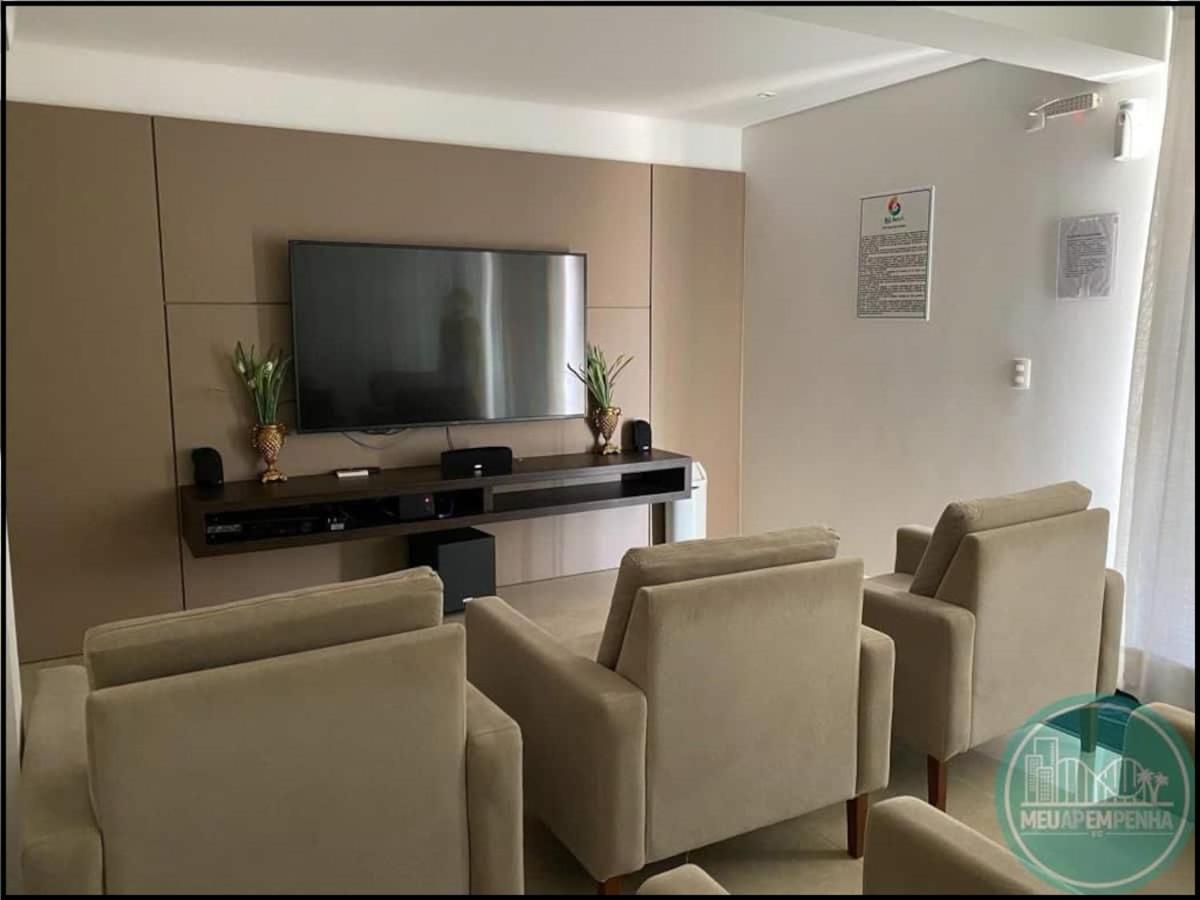 Apê estilo Resort c/ pé na areia e vista mar, próximo ao Beto Carrero Piçarras Esterno foto