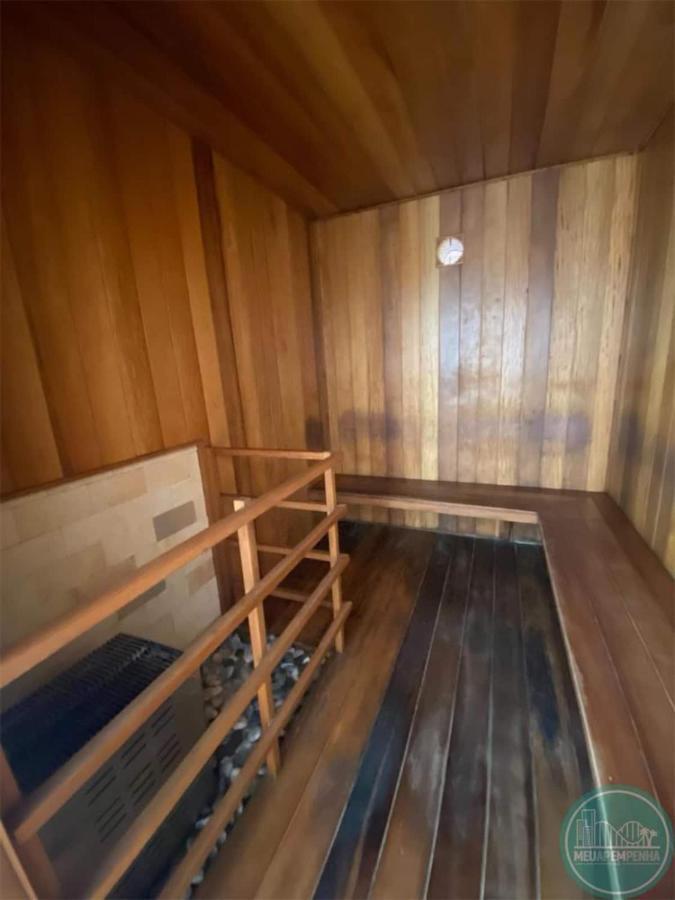 Apê estilo Resort c/ pé na areia e vista mar, próximo ao Beto Carrero Piçarras Esterno foto
