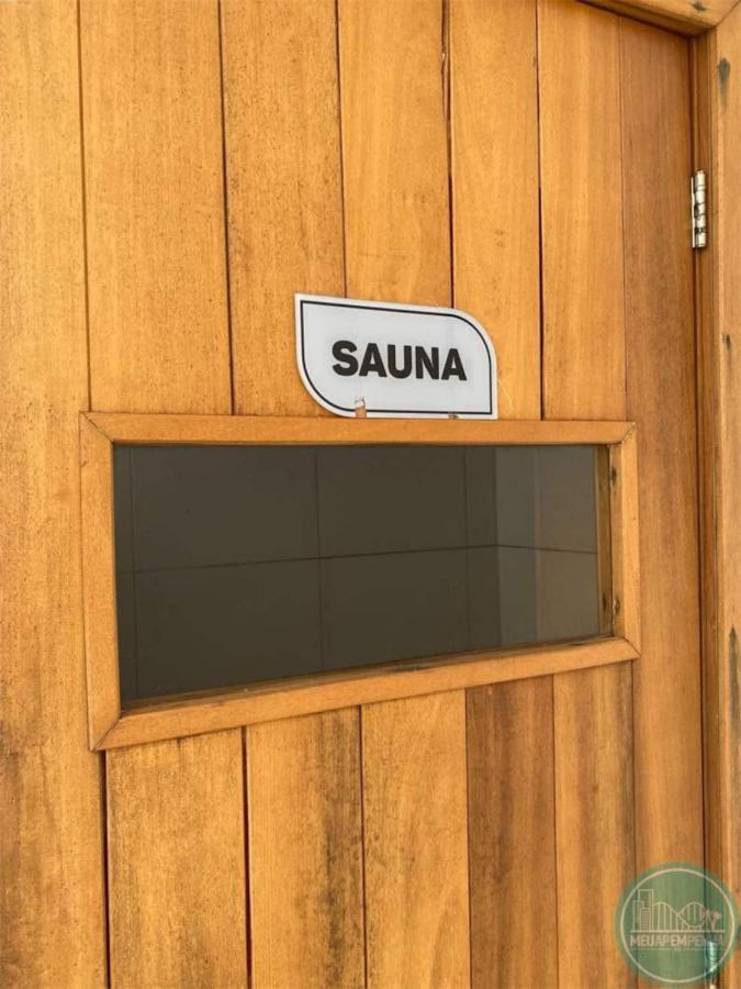Apê estilo Resort c/ pé na areia e vista mar, próximo ao Beto Carrero Piçarras Esterno foto